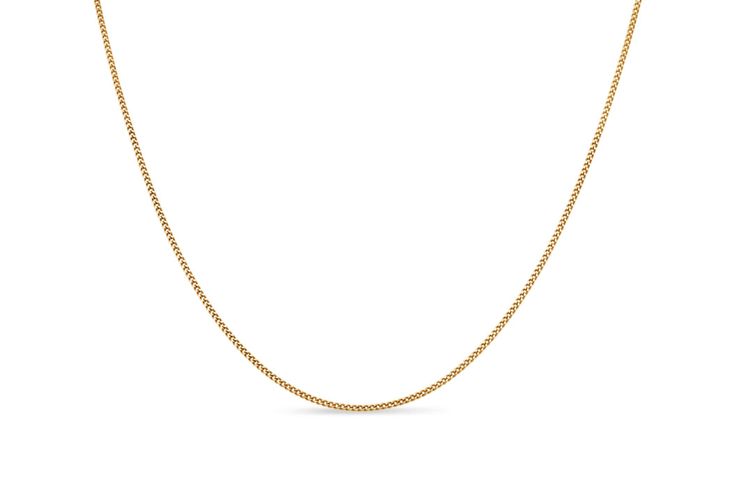 16" Yellow Gold Curb Chain