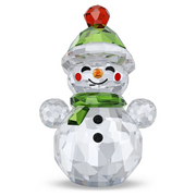 Swarovski Holiday Cheers Rocking Snowman Multicolored Figurine