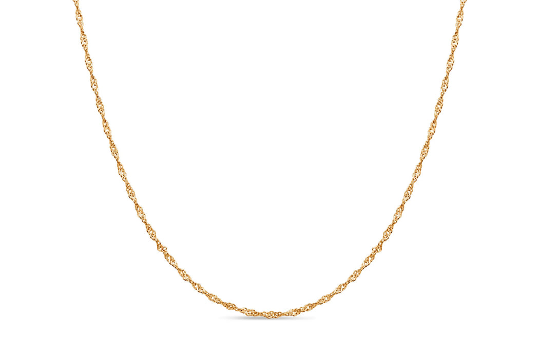 1.2mm Sterling Silver Singapore Chain