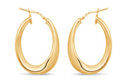 Casablanca Wave Hoop Earrings