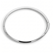 Casablanca Sterling Silver Knife Edge Bangle Bracelet