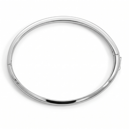 Casablanca Sterling Silver Knife Edge Bangle Bracelet