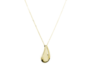 Casablanca Sterling Silver Moon Drop Necklace