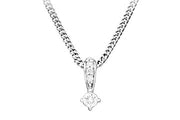 Casablanca 10k Yellow Gold CZ Petite Star Necklace