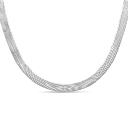 4.5mm Sterling Silver or Yellow Gold Plated Herringbone Chain