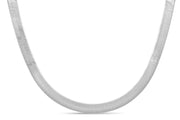 4.5mm Sterling Silver or Yellow Gold Plated Herringbone Chain