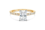 1.56CTW Lab Grown Radiant Cut Engagement Ring