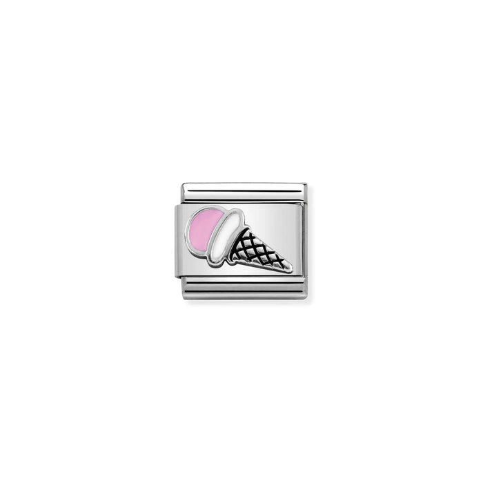 Nomination Italy Classic Link Pink Ice Cream Charm