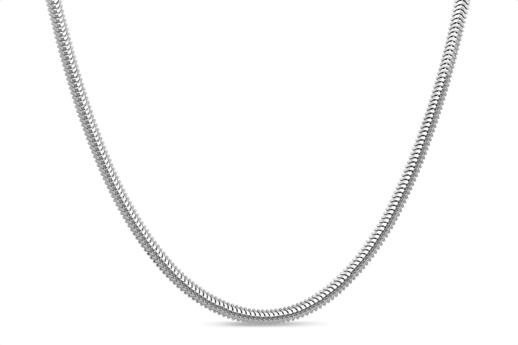 Sterling Silver Flat Snake Chain