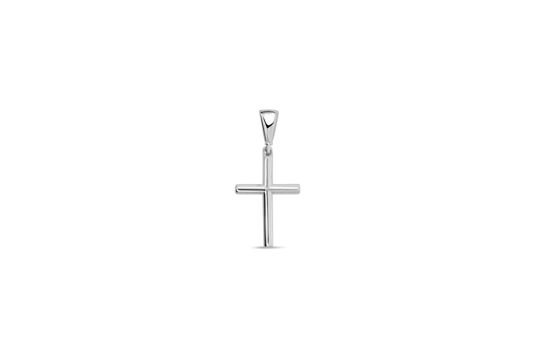 White Gold Cross Pendant