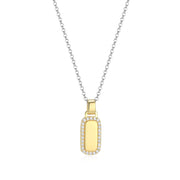 Elle Gold-Plated CZ Allure Necklace