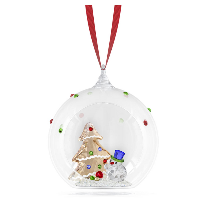 Swarovski Holiday Cheers Tree and Snowman Ornament
