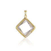 Casablanca Drop CZ Sterling Silver Necklace