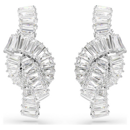 Swarovski Matrix Baguette Knot Earrings