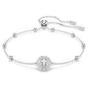 Swarovski Una Double Side Rhodium Plated Adjustable Bracelet