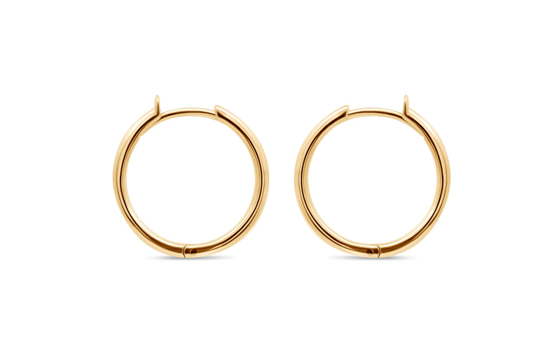 Yellow Gold Hoop Earrings
