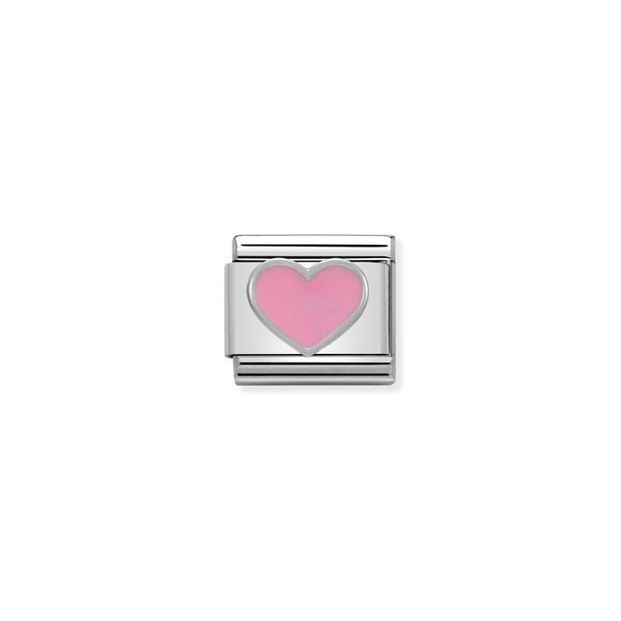 Nomination Italy Classic Link Pink Heart Charm