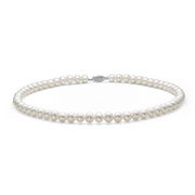 Belpearl Silver 6.5-7mm Freshwater Pearl Necklace 16 Inch
