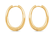 Casablanca 6MM Yellow Gold-Tone Sterling Silver Hoop Earrings