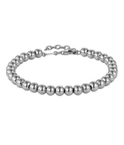 Casablanca Sterling Silver Beaded Bracelet 5mm