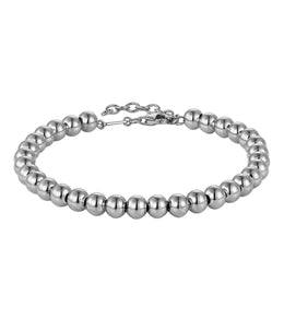 Casablanca Sterling Silver Beaded Bracelet 5mm