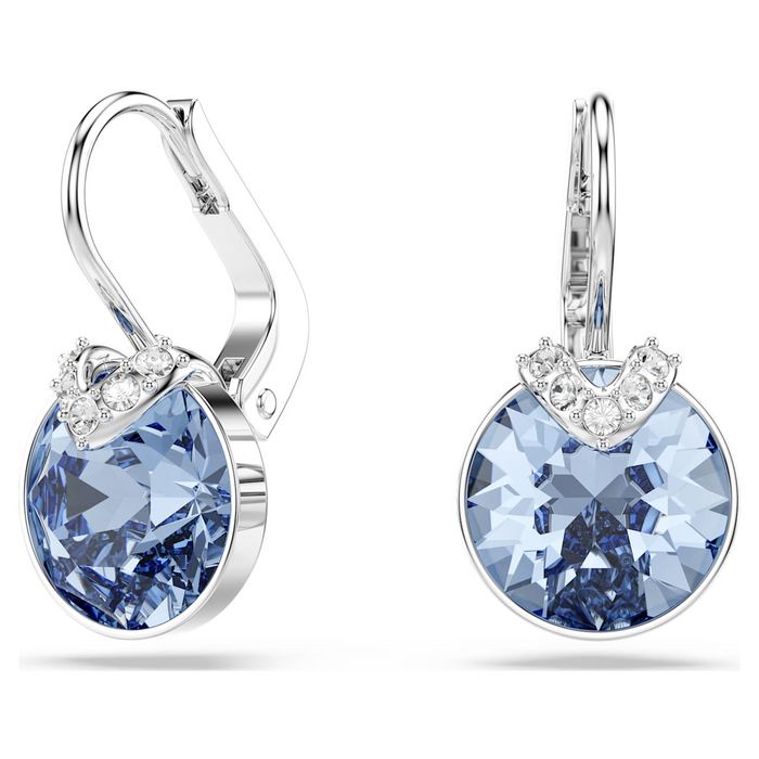 Swarovski Bella V Drop Earrings: Blue