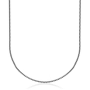Steelx Stainless Steel Matte 2.5mm 20 Inch Round Box Chain