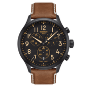 Tissot Chrono XL Men's Brown Leather Watch