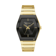 Bulova Gemini Black Dial Men's Watch