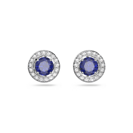 Swarovski Sparkling Blue Stud Earrings