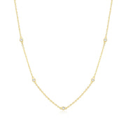 Monte Luna Gold Plated Yard Necklace