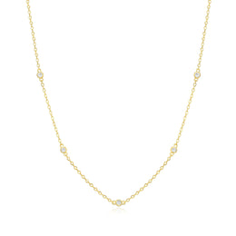 Monte Luna Gold Plated Yard Necklace