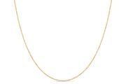 Yellow Gold Plated Sterling Silver Box Chain