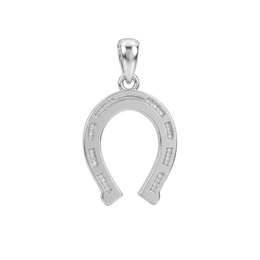 Casablanca Sterling Silver Horse Shoe Pendant