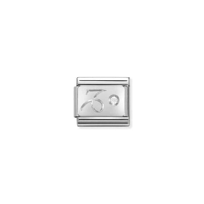 Nomination Italy Classic Link Capricorn Silver Charm