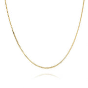 10KT Gold Box Chain (Available in Yellow or White Gold)