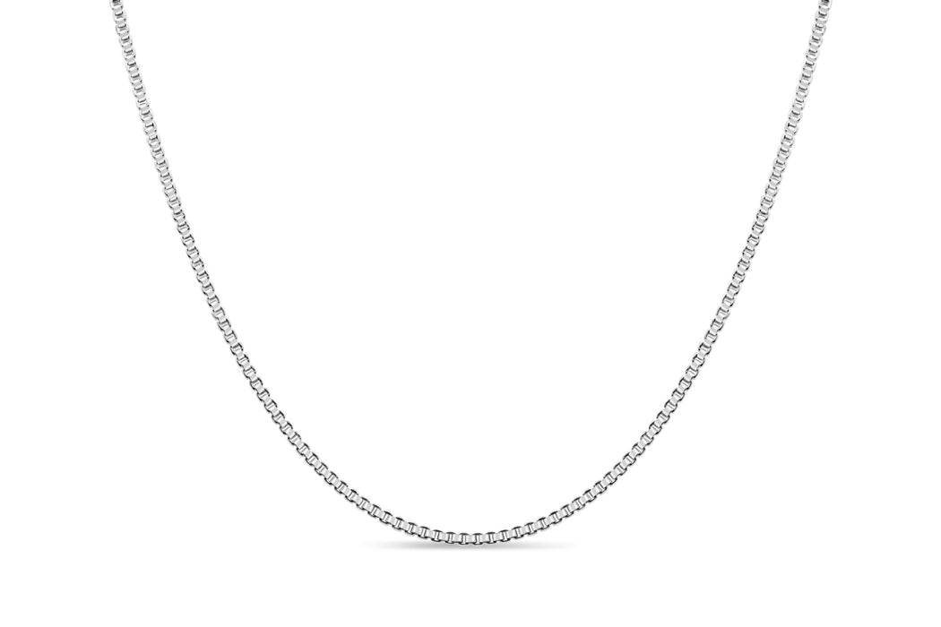 Silver Round Box Chain