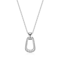 Elle Sterling Silver Citadel Necklace