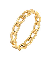 Casablanca Gold Plated Open Link Ring