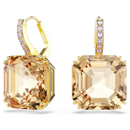 Swarovski Millenia Yellow Gold Tone Drop Earrings