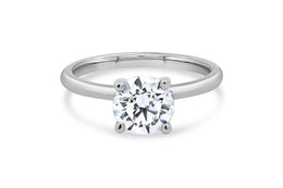 1.50CT Lab Grown Round Solitaire Engagement Ring