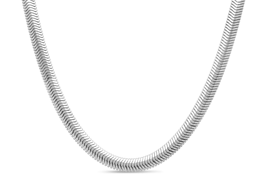 Sterling Silver Flat Snake Chain