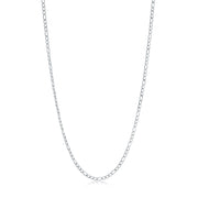 Italgem Junior Stainless Steel Polished 3MM Figaro 18
