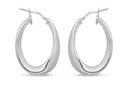 Casablanca Wave Hoop Earrings