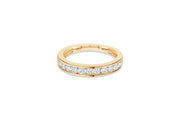 2.00CTW Yellow Gold Natural Diamond Wedding Band