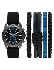 Fossil Mens Watch and 4 Piece Bracelet Set