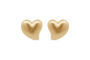 Casablanca Gold Plated Heart Earrings