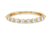 14KT Yellow Gold .30CT Lab Grown Diamond Bubble Band