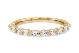 14KT Yellow Gold .30CT Lab Grown Diamond Bubble Band