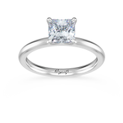14kt White Gold 2.00ct Lab Grown Princess Cut Solitaire Diamond Engagement Ring